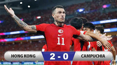 Kết quả Hồng Kông 2-0 Campuchia: Hồng Kông vô địch FIFA ASEAN Cup 2026 Division 2